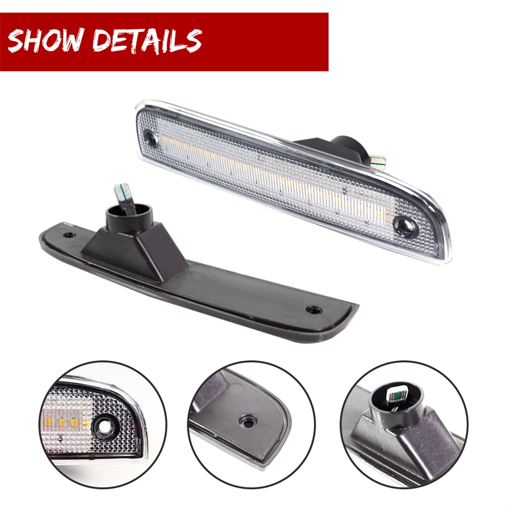 2 قطعة العنبر/الأبيض LED سيارة - مراجعة Signal Flare Kit وسعره