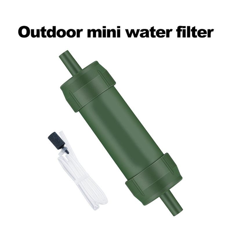 M01K منقي مياه محمول صغير للاس - مراجعة Water Purification Straw وسعره