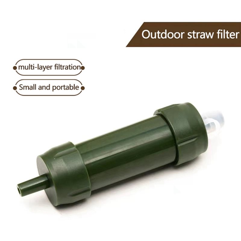 M01K منقي مياه محمول صغير للاس - مراجعة Water Purification Straw وسعره