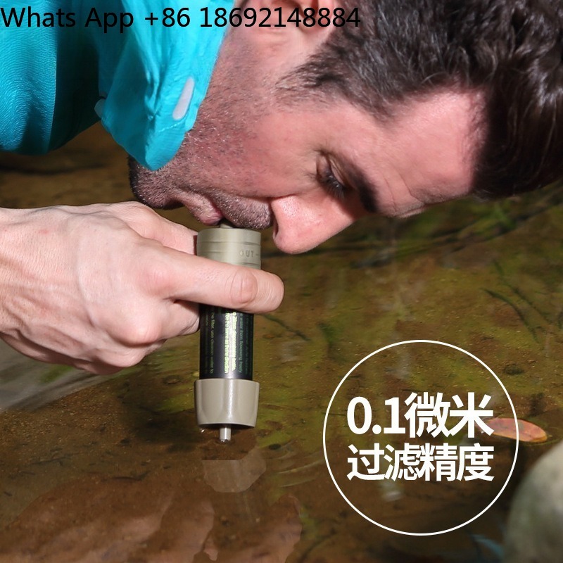 حقيبة تنقية المياه بالجاذبية ل - مراجعة Water Purification Straw وسعره