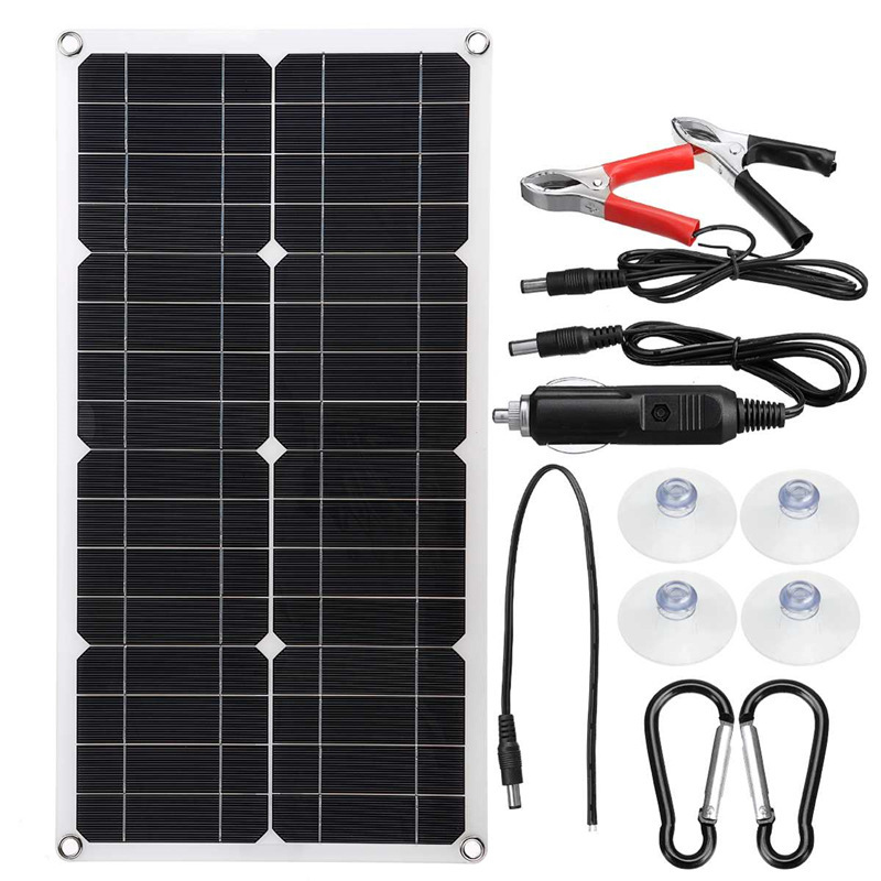 600 واط الألواح الشمسية 12 فول - مراجعة Solar Emergency Charger وسعره