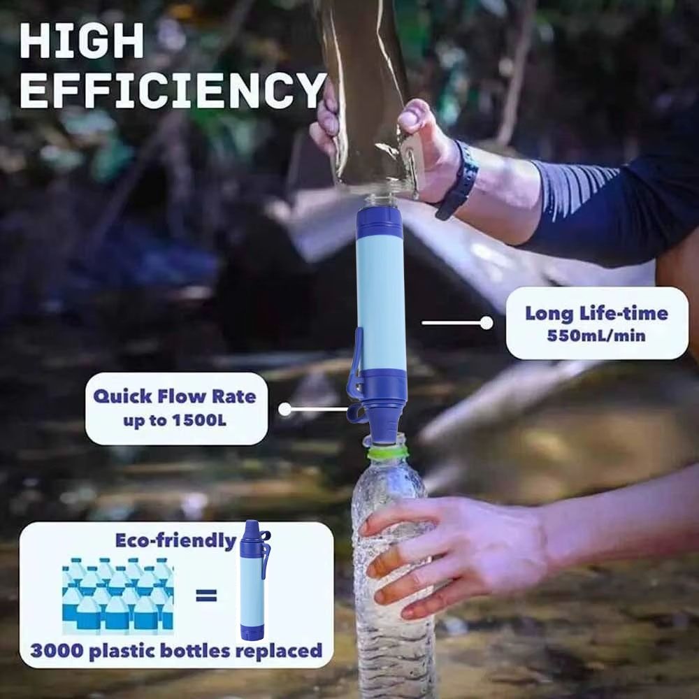 قشة تنقية المياه المصغرة للشرب - مراجعة Water Purification Straw وسعره